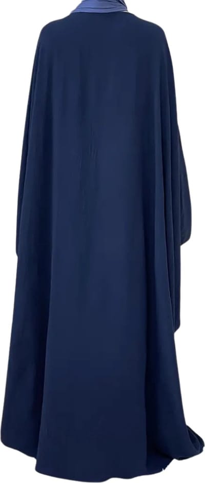 Bovista Islamitische Kleding - Djellaba Dames - Moslim Kleding - Arabisch Dames Kaftan - Alhamdulillah - Marineblauw