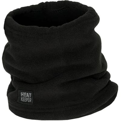 Heatkeeper Kinder Nekwarmer Fleece Zwart-5-8 jaar