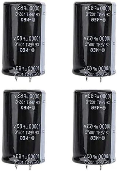 Audio Condensator - Elektrolytische Component - Audio Versterker - Stabiele Spanning - 10000uF 63V - Zwart