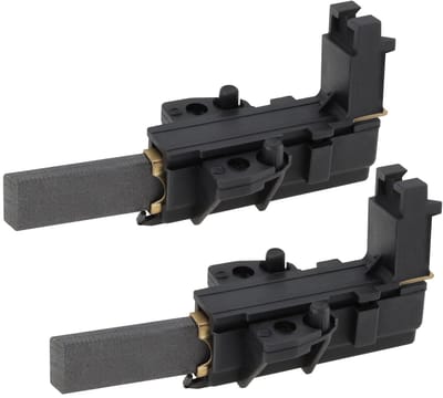 Dailygoods- Koolborstels 2 Stuks - Motor Koolstof - Houder - 32x13,5x5mm - 4,8mm Aansluiting - Compatibel met CESET MCA Serie - Wasmachineborstels