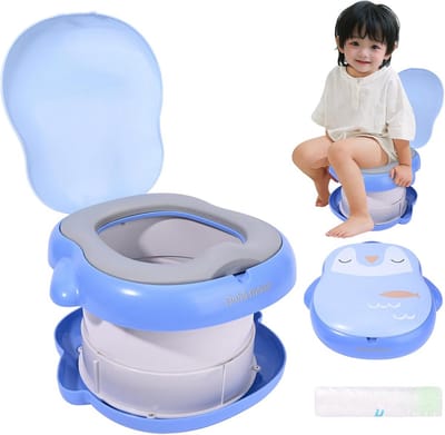 Opvouwbaar Reis Potje voor Peuters en Kinderen - Draagbaar Toiletverkleiner voor Onderweg