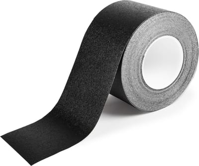 Antislip tape voor trappen zelfklevend 100mm breed - Waterbestendig - Zwart - Rol 18,3 meter -ook voor zwembadranden en voor in boten als antislip
