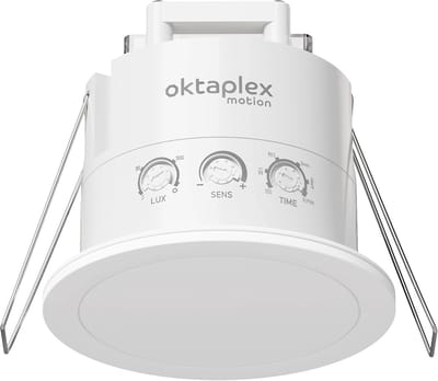 SnelShoppen - 360 Graden Radar Beweging Detector voor Plafond - 24GHz Aanwezigheidsensor met 6m Bereik - IP65 Waterdicht - Geschikt voor Badkamer, Hal