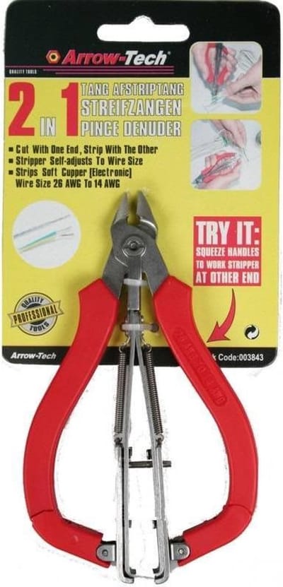 Benson 2-in-1 afstriptang - ergonomisch - rood - veelzijdig en duurzaam
