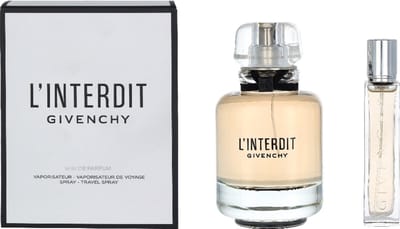 Givenchy L'Interdit Giftset - 80 ml eau de parfum spray + 12,5 ml eau de parfum tasspray - cadeauset voor dames