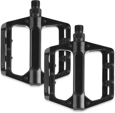 Bicycle Pedals - 9/16 Inch - Non-Slip - Widened Aluminium - Met Reflectors voor BMX - MTB - Road Bike - Mountain Bike