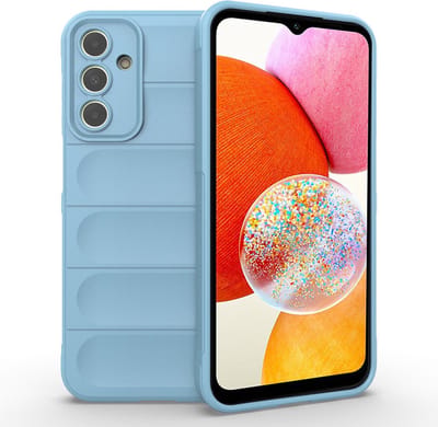 Coverup Hoesje - Geschikt voor Samsung Galaxy A15 Hoesje - Coverup Hands-On Rugged Back Cover - Lichtblauw