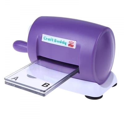Stansmachine Knutselen - Papier Snijder - Kaarten Maken - Handmatige Machine - 11 x 15.5 cm - Grijs