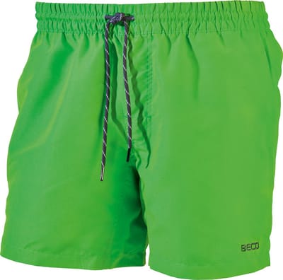 BECO zwemshorts - binnen broekje - elastische band - 3 zakjes - neon groen - maat XL