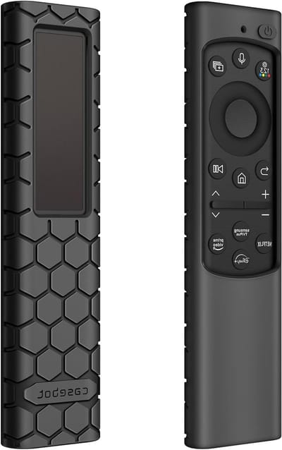 Shockproof Silicone Hoes voor Samsung Smart TV Afstandsbediening, Bescherming, Zwart, Geschikt voor BN59-01385/BN59-01386/BN59-01391/BN59-01388