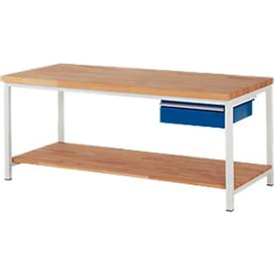 Werkbank serie 8001, 1 schuiflade, B 2000 x D 900 x H 840 mm