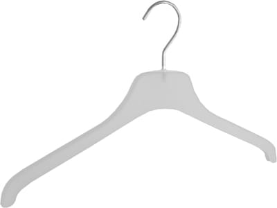 De Kledinghanger Gigant - Kledinghanger - Volwassenen - 8618 - 50 Stuks - Blousehanger - Shirthanger - Kunststof - Frosted - 42 cm - Kleerhanger (8618/50)