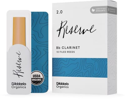D'Addario Organic Select Jazz unfiled tenorsax riet per 5 stuks - 4S