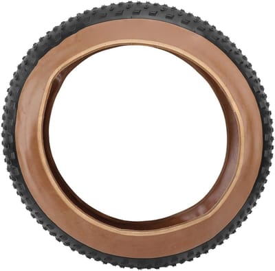 Vouwbare Fietsband - Sneeuwscooter Band - Fietsen Ruw Terrein - Afbraakveilig Robuuste Structuur - 20 X 4 Inch - Zwart Geel
