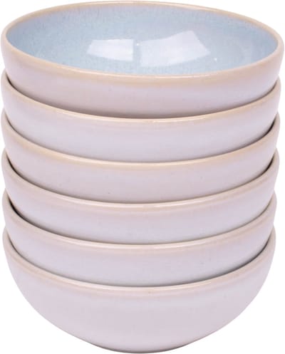 Kade 171 Sintra schaaltjes 6 stuks 15,5 cm - kommen Portugees stoneware lichtblauw
