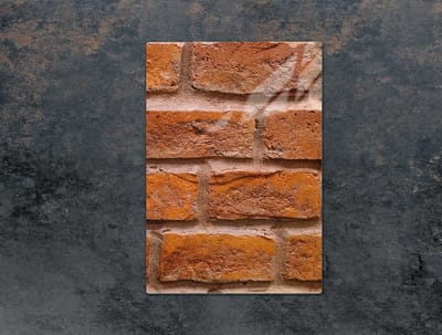 TMK ArtDeko - Snijplank van Glas - 35x52 cm - Cegła - Beschermpaneel