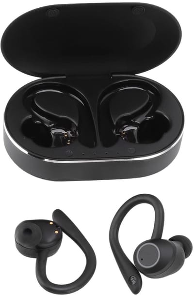 Dailygoody - Draadloze BT headset - Sportheadset met Microfoon - Hifi stereoruisonderdrukking - Zwart - Lange Batterijduur - Geschikt voor Autorijden