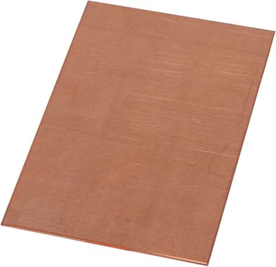 Koperen Plaat - Metaal Folie - Onderdelen Verwerking - Hoge Geleidbaarheid - 20x30cm - Koperkleur