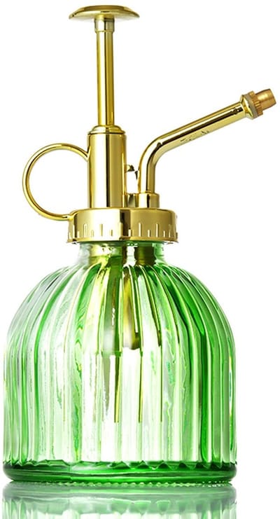 Dailygoods- Plantenspuit 200ML - Glazen Spuitfles - Antislip Grip - Decoratieve Spritzer - Fijn Watermist - Ideaal voor Kamerplanten