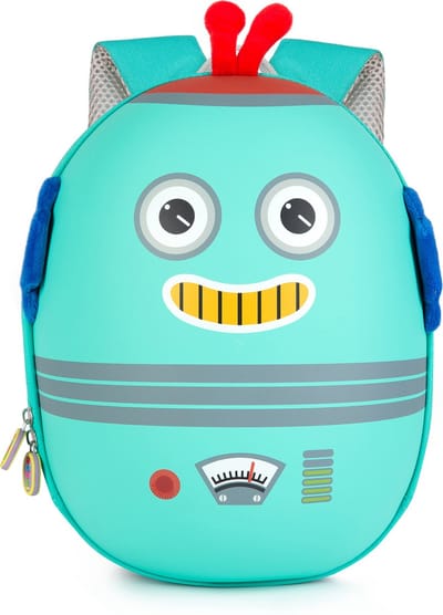 Kinderrugzak - robot - lichtgewicht - comfortabel - duurzame hardcase - 4L