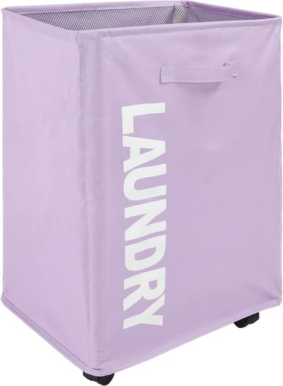 Inklapbare Wasmand met Wielen en Handvat - Ruimtebesparend Waskorf XL