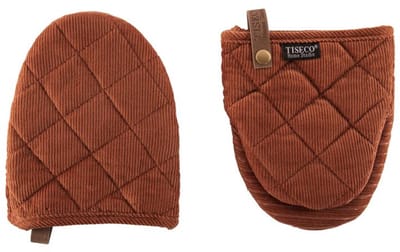 Tiseco - Gripper VELMAR - SET/2 - siliconen grip - 14x18 cm, cognac