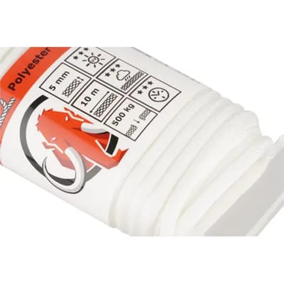 Mamutec Hoogwaardig Touw Paraloc - Gevlochten Polyester - Uv-bestendig - 5mm X 10m - Assorti