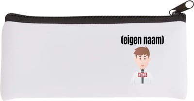 Akyol - journalist met eigen naam Etui - Journalist - mensen die werken als journalist - collega's - verjaardag - afscheidscadeau - geschenk - kado - 20 bij 9 cm