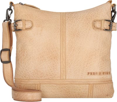 Greenland Nature Femi & Nine Crossbody tas Leder 33 cm - Dames - sand