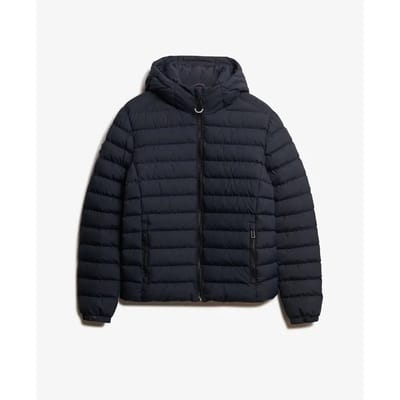 Superdry Fuji Gewatteerde Jas Met Capuchon Blauw Grootte: S