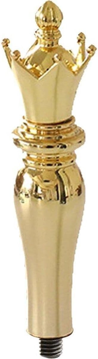 Metalen Wax Stempel Handvat - Kroon Zegel Handvat - Kaarten Versieren - Vintage Kroon Ontwerp - 85 cm - Metaal