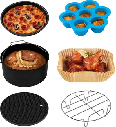 Cosori XL - Airfryer accessoires - Geschikt vanaf 5.5L - Vaatwasserbestendig