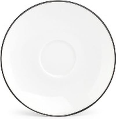 BonBistro Mokkaschotel 12,5cm black rim Basic White (Set van 6)