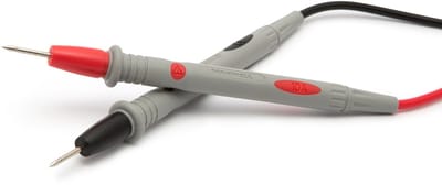Meetkabels met testclip en banaanbus aansluiting - 93 cm [25384]