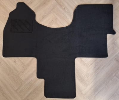 Cabinemat Mercedes Sprinter campermat bouwjaar 2006-2018 (Zwart) Mercedes Sprinter Cabinemat op maat