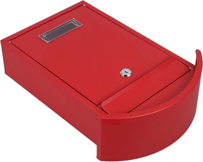 Afsluitbare Muurbrievenbus - Wandbrievenbus Postbus - Post Veilig Ontvangen - Weerbestendig IJzeren Frame - 36 x 25.5 x 10 cm