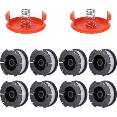 Trimmer Spoelen - Compatibel Black et Decker - 8 Stuks - Slijtvast - Eenvoudig te Gebruiken