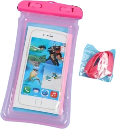 Bovista Waterdichte Telefoonhoesjes - Waterdicht Telefoonzakje - Waterproof Festival Opbergtasje - Documententasje - Waterbestendig - Roze