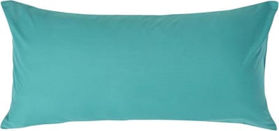 Homescapes Kussensloop 40x80 cm – Petrol – 100% Egyptisch Perkal Katoen – 200 TC
