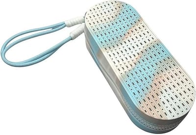 1 stuk siliconen brillenkoker voor zwembril - met afwateringsgaten, schokbestendig - grote inhoud voor 1 bril + accessoires - draagbare opbergtas voor zwembad, reizen
