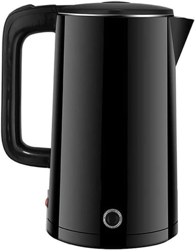Waterkoker RVS - Kookpan Elektrisch - Snel Water Koken - Automatische Uitschakeling - 2.5 Liter - Zwart