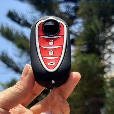 Autosleutelkapjes Voor Alfa Romeo Giulietta Myth Junior 4C Romeo Mito Myth 159 Gto Gta Auto Afstandsbediening Auto Accessoires Hoes Case gray