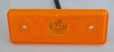 LED Marker Lichten - Zijverlichting Aanhanger - Voertuig Zichtbaarheid - Amber Oranje - 4 LEDs