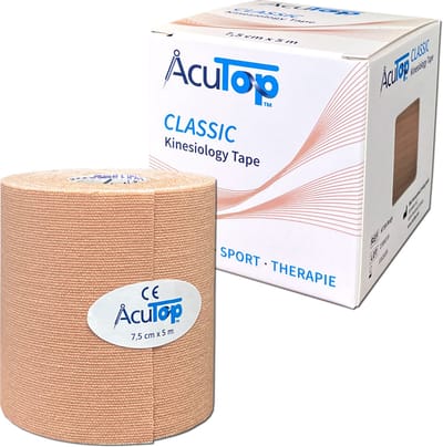 Acutop - Classic Kinesiologie Tape - 7.5cm x 5m