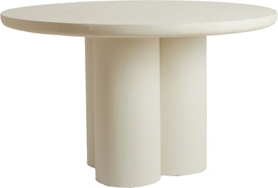 Light & Living - Mizuho eettafel Ø130x78 cm - crème