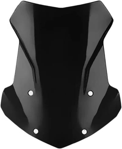 Motor Windscherm - Windscherm Verlenger - Comfortabel Rijden - Verbetert Rijervaring - 510mm - Zwart