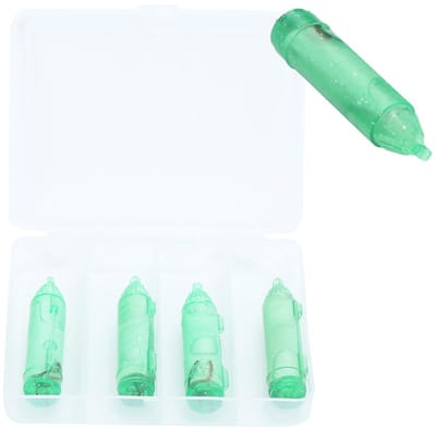 Dailygoods - Vis LED Lave Lice - Onderwater Lure Lamp - Waterdicht - Groen - Aas Licht - Geschikt voor Vissen - 4 Stuks