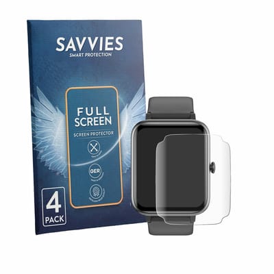 Savvies - Screenprotector voor GRV C03 - Folie Beschermfolie transparant volledig dekking 4 Stuks
