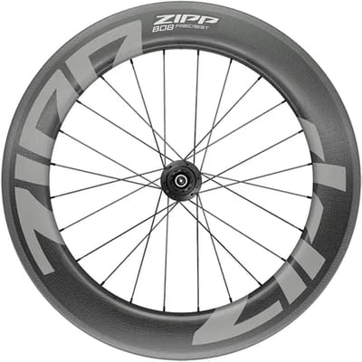 Achterwiel met carbon snelspanner zonder binnenband Zipp 808 Firecrest Sram 10/11 v