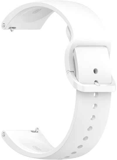 Siliconen bandje - geschikt voor Garmin Venu 2 / Venu 3 / Vivoactive 4 / Forerunner 255 / 265 - wit